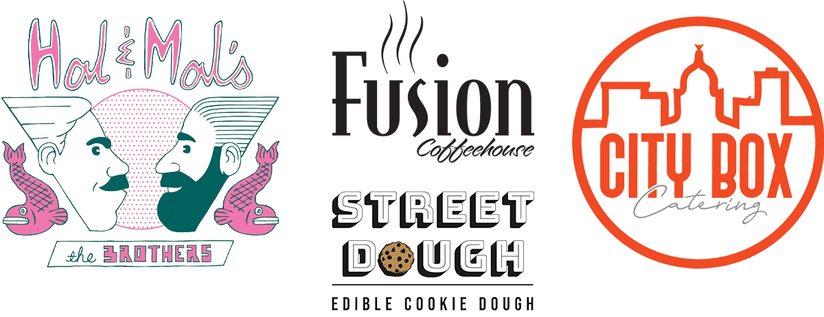 Hal and Mals, Fusion Coffeehouse, City Box Catering, Street Dough